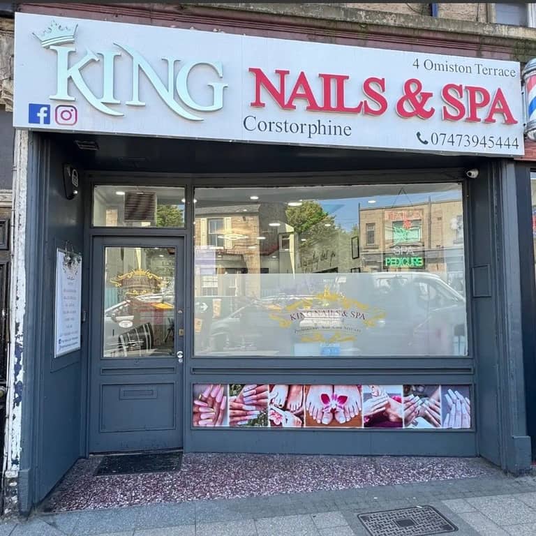 KING NAILS & SPA IN CORSTORPHINE logo
