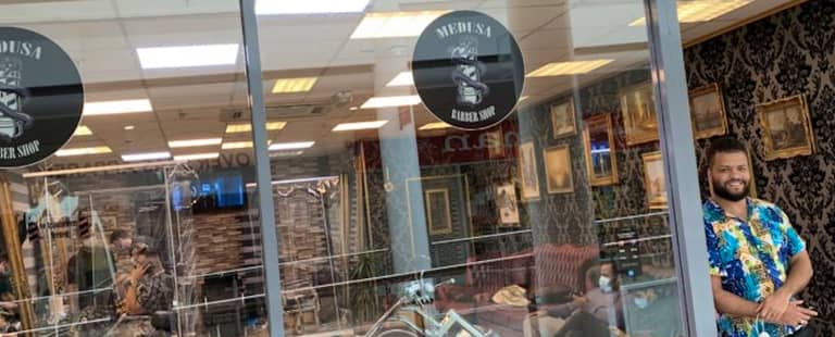 Medusa Barber Shop Cardiff city centre Queens Arcade
