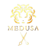 Medusa Barber Shop Cardiff city centre Queens Arcade logo